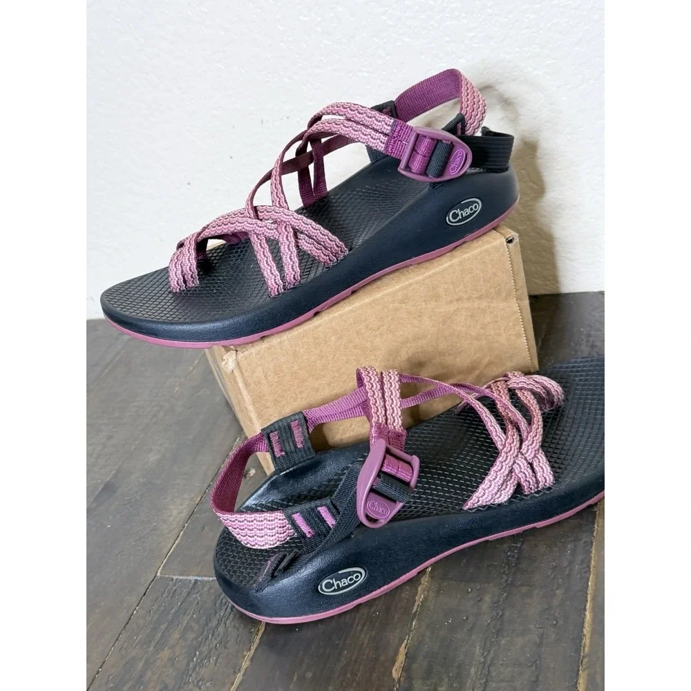 Chaco ZX/2 Yampa Women's Water Hiking Sport Sandals Pink Purple Size 9 Vibram
